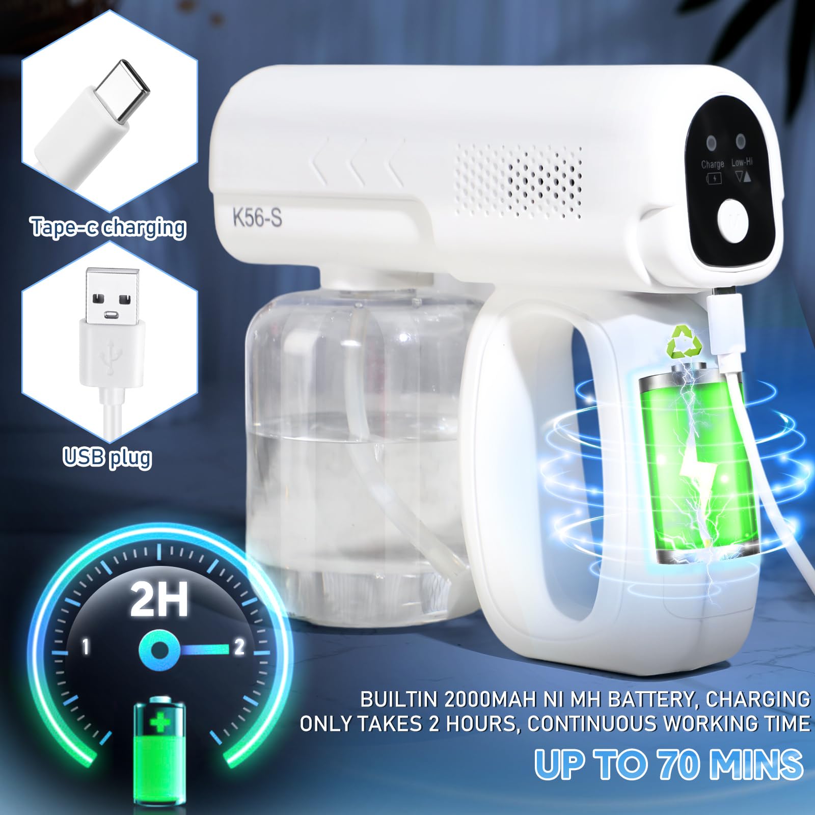 Mysora K5mini held in hand demonstrating wireless use for easy mobility