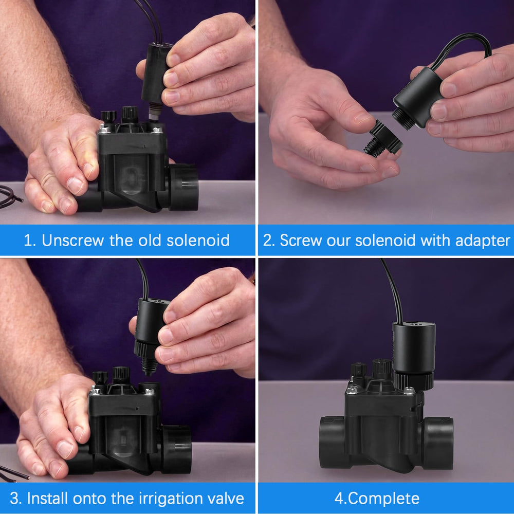 Mysora packaged two solenoids and adapters for ready service use