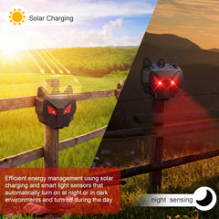 Mysora side profile with solar panel and hanging hook for easy install
