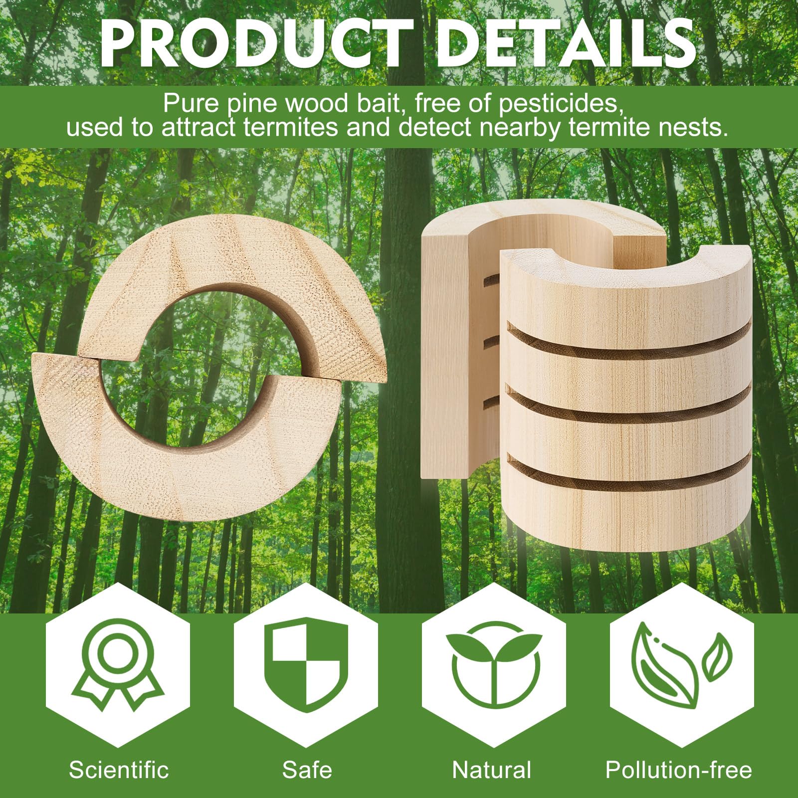 Mysora wood insert beside ruler showing 2.99 inch height for accurate sizing and planning