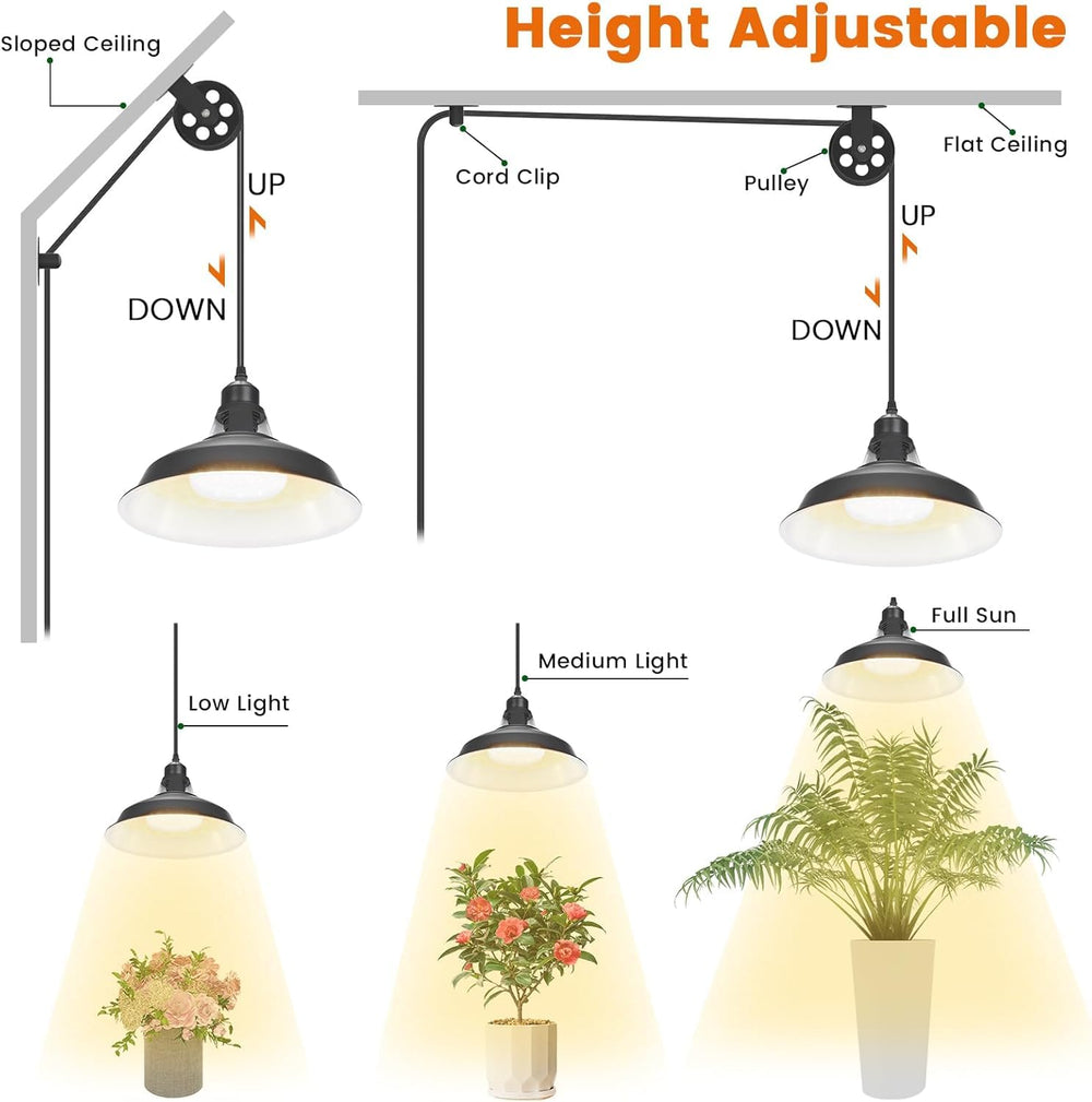 MYSWEETY close-up of lampshade interior maximizing light reflection for plants