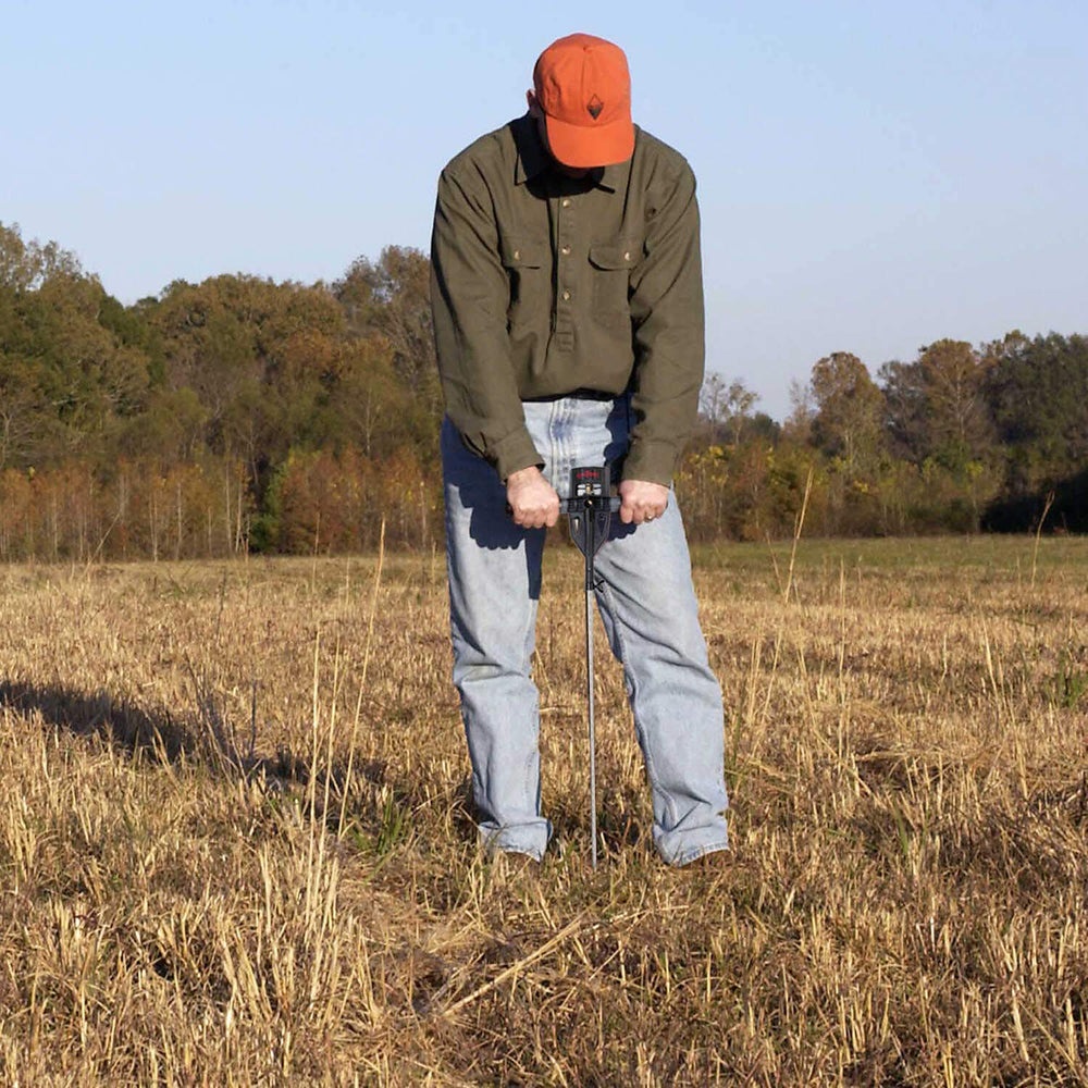Mytee AgraTronix probe tip detail showing 1/2 and 3/4 inch tips for correct soil adaptation