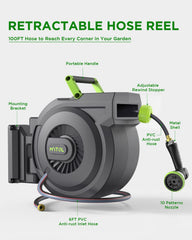 MYTOL detail of internal slow-rewind mechanism illustrating safe controlled retraction benefit