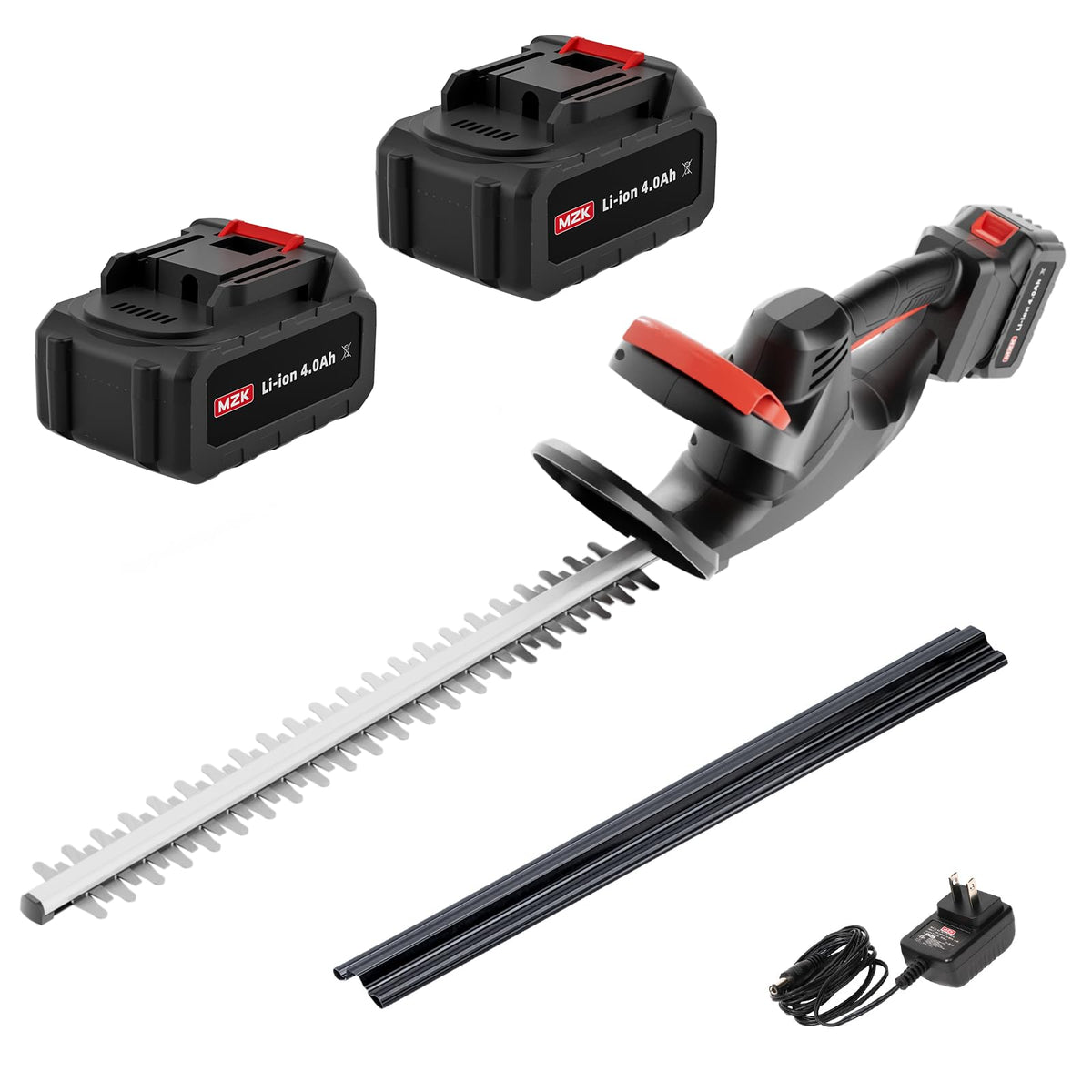 MZK front view of 22.4-inch trimmer showing full tool and blade for efficient trimming