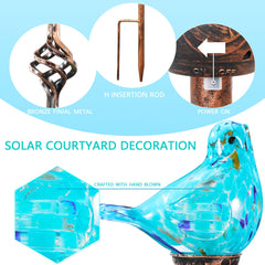 Naboher close-up hand-blown glass detail highlighting artisan color