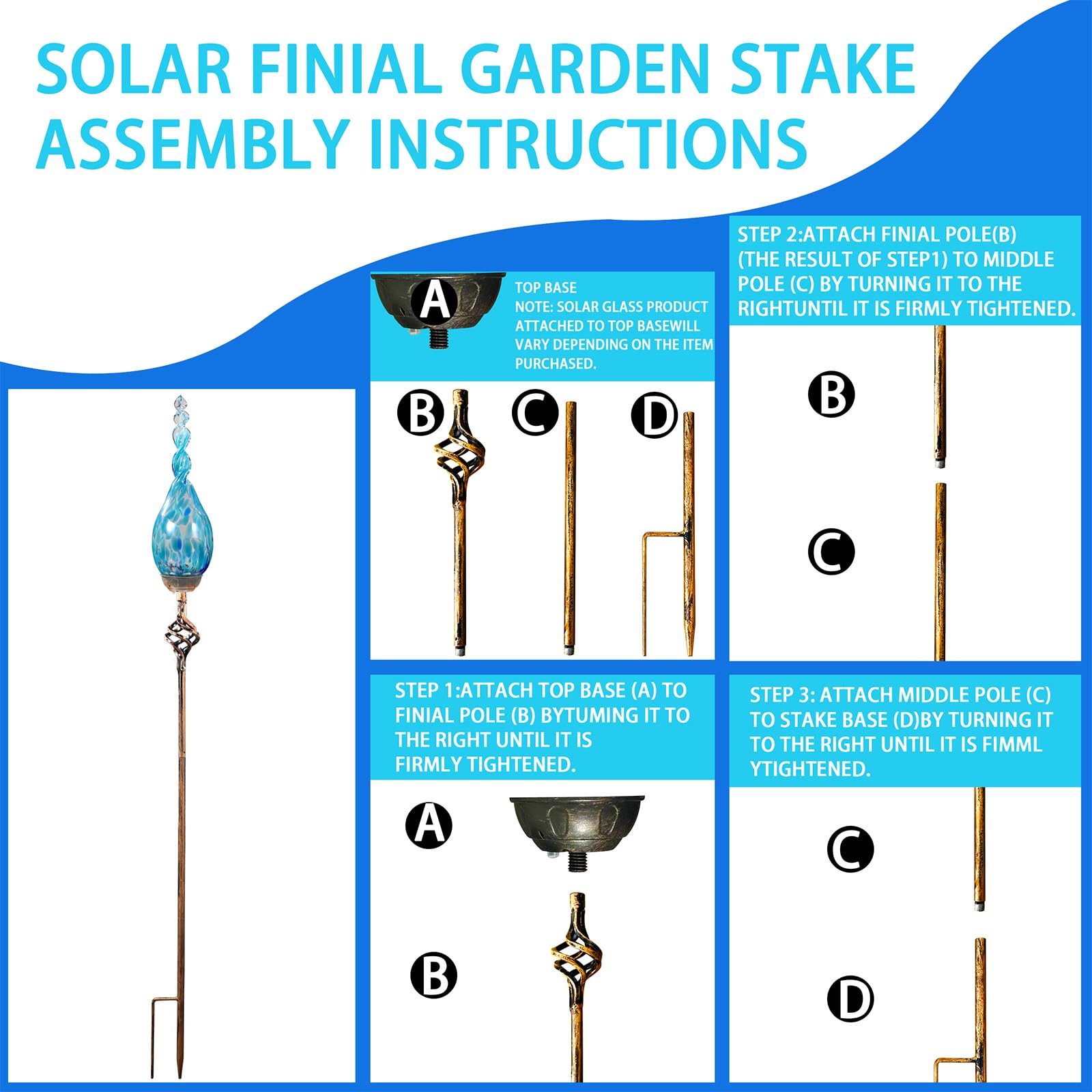 Naboher packaging and accessories contents showing included stakes and protective components