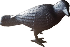 NACH cast iron crow front view showing realistic form and decorative impact