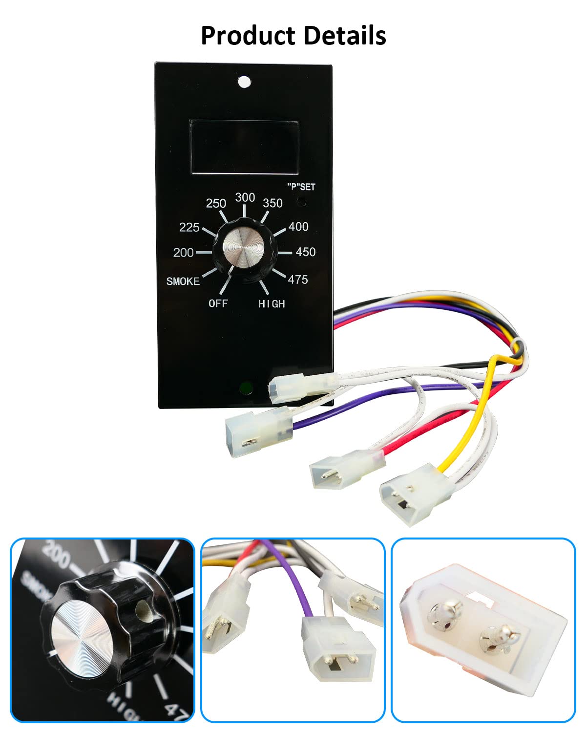 Nahntaipy grill temperature sensor close detail for accurate readings and consistent cooking
