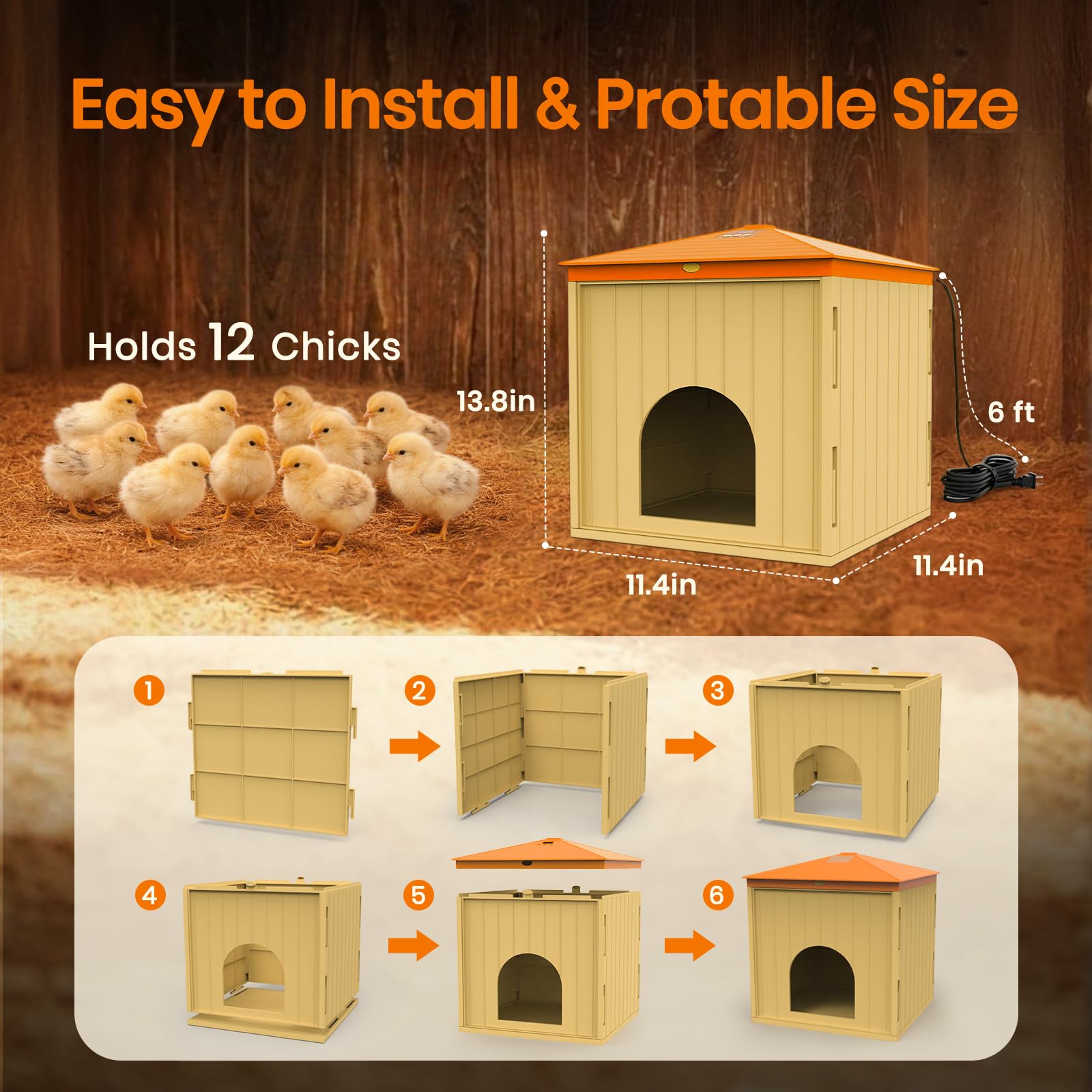 Nailrepro ABS housing close-up highlighting easy-clean, rust-resistant surface