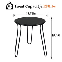 NAISQAQ tabletop close-up highlighting powder-coated surface and easy cleaning benefit