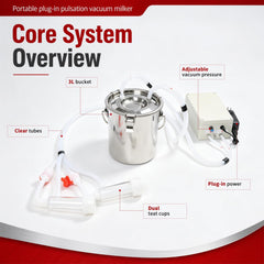 Nakkaa vacuum pump detail demonstrating steady suction performance