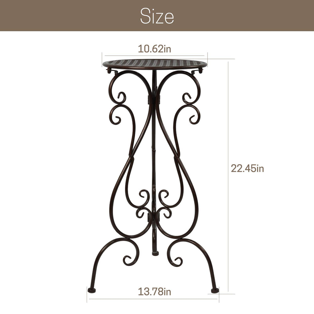 NAKUPE size comparison with standard pot illustrating 22.5-inch height and scale for styling