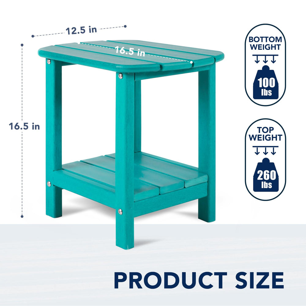 nalone lower shelf detail highlighting extra storage and organized patio benefits