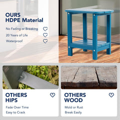 nalone table lower shelf detail showing extra storage and load capacity