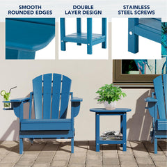 nalone table top closeup highlighting HDPE texture and durable surface