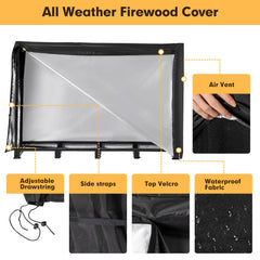 nalone canvas carry bag filled with logs and reinforced handles for easy transport
