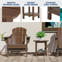 nalone close-up of HDPE wood-grain texture highlighting durable finish