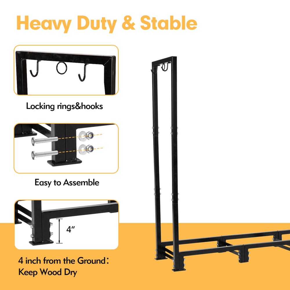nalone integrated hooks with poker and tongs hanging for quick tool access