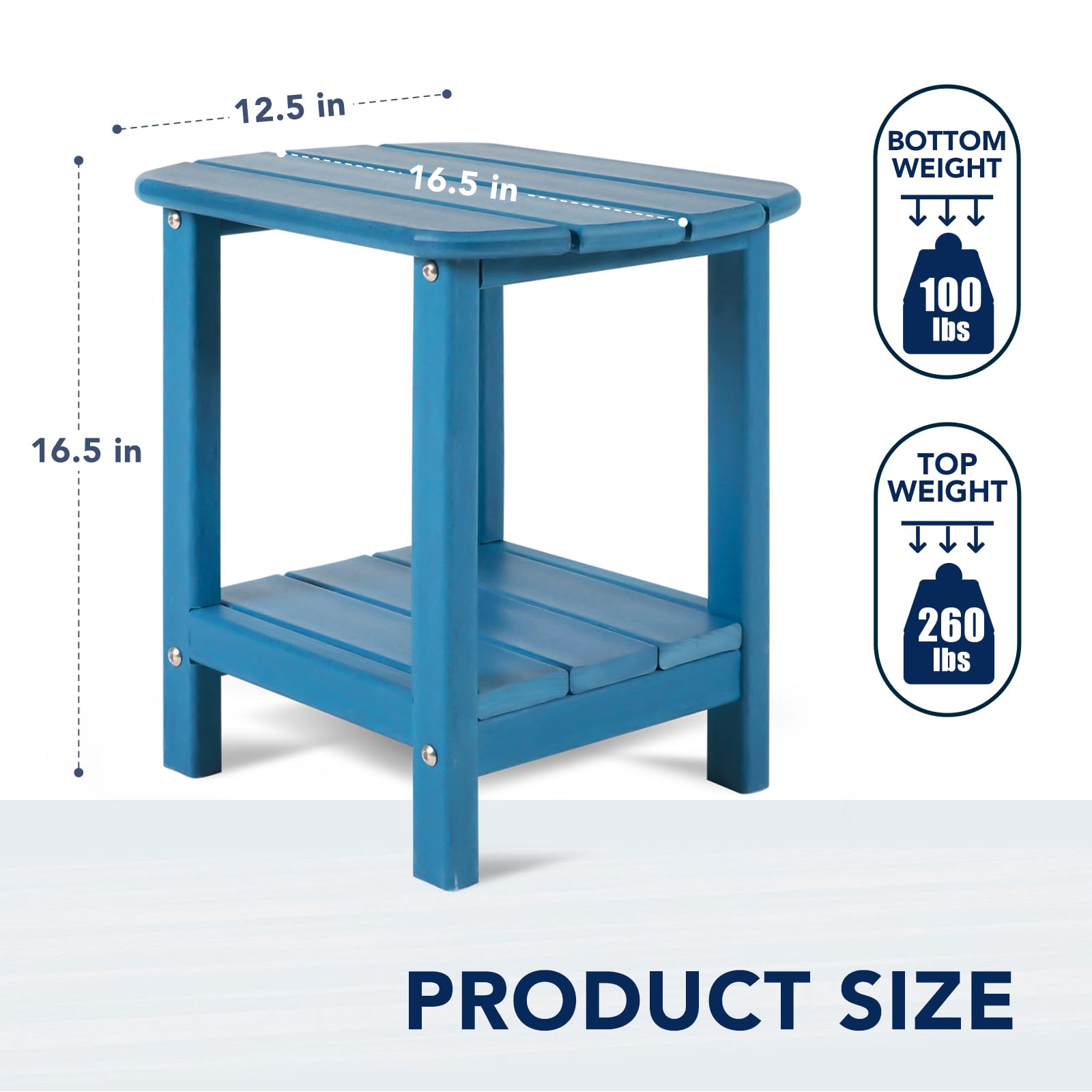 nalone side table in patio lifestyle setting adding convenience and style