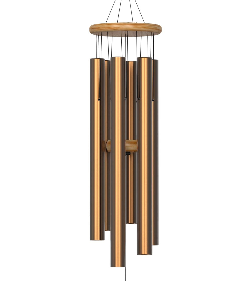 Nalulu wind chimes front view showing elegant modern design and serene tones