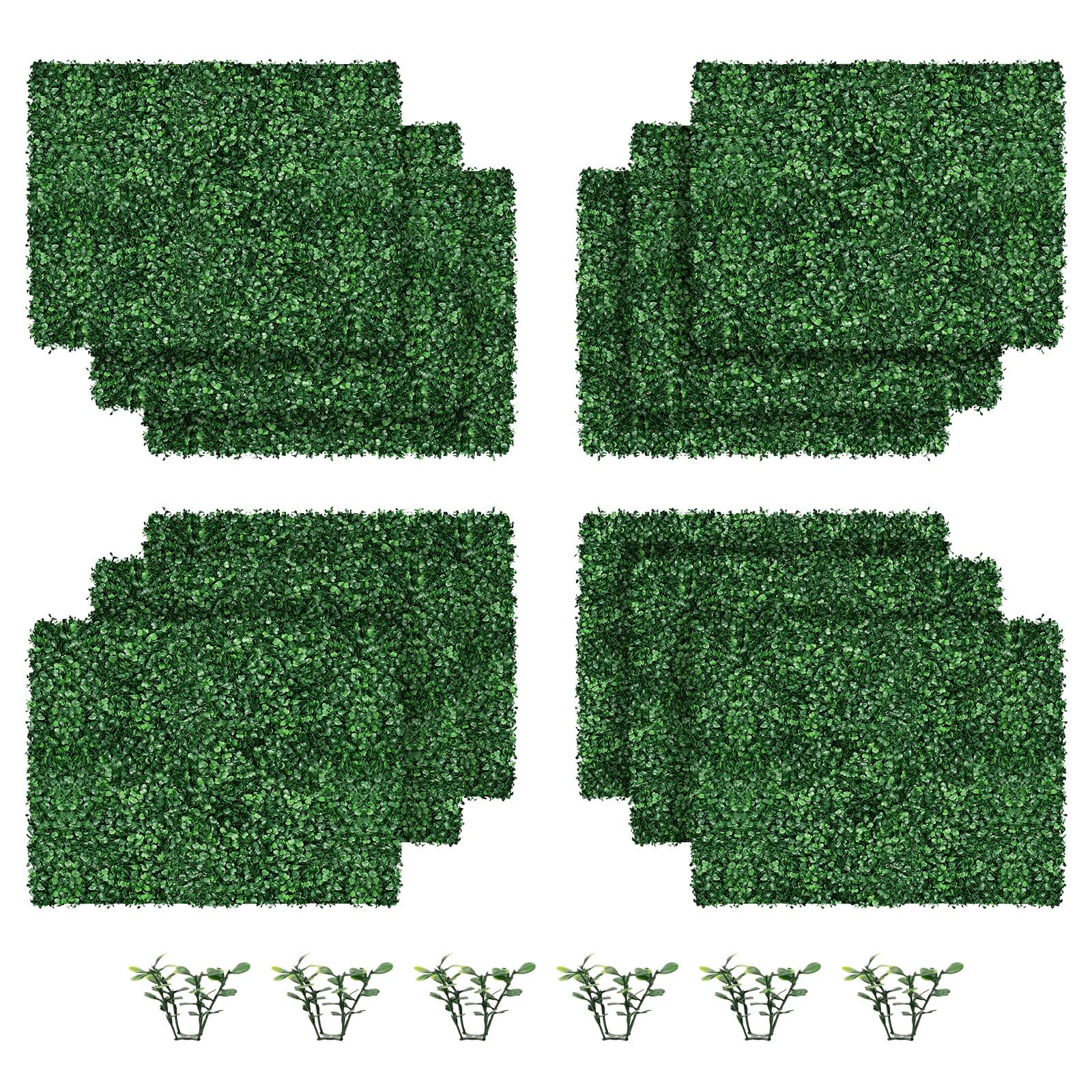 NANANARDOSO front view of ten boxwood panels showing full kit and coverage