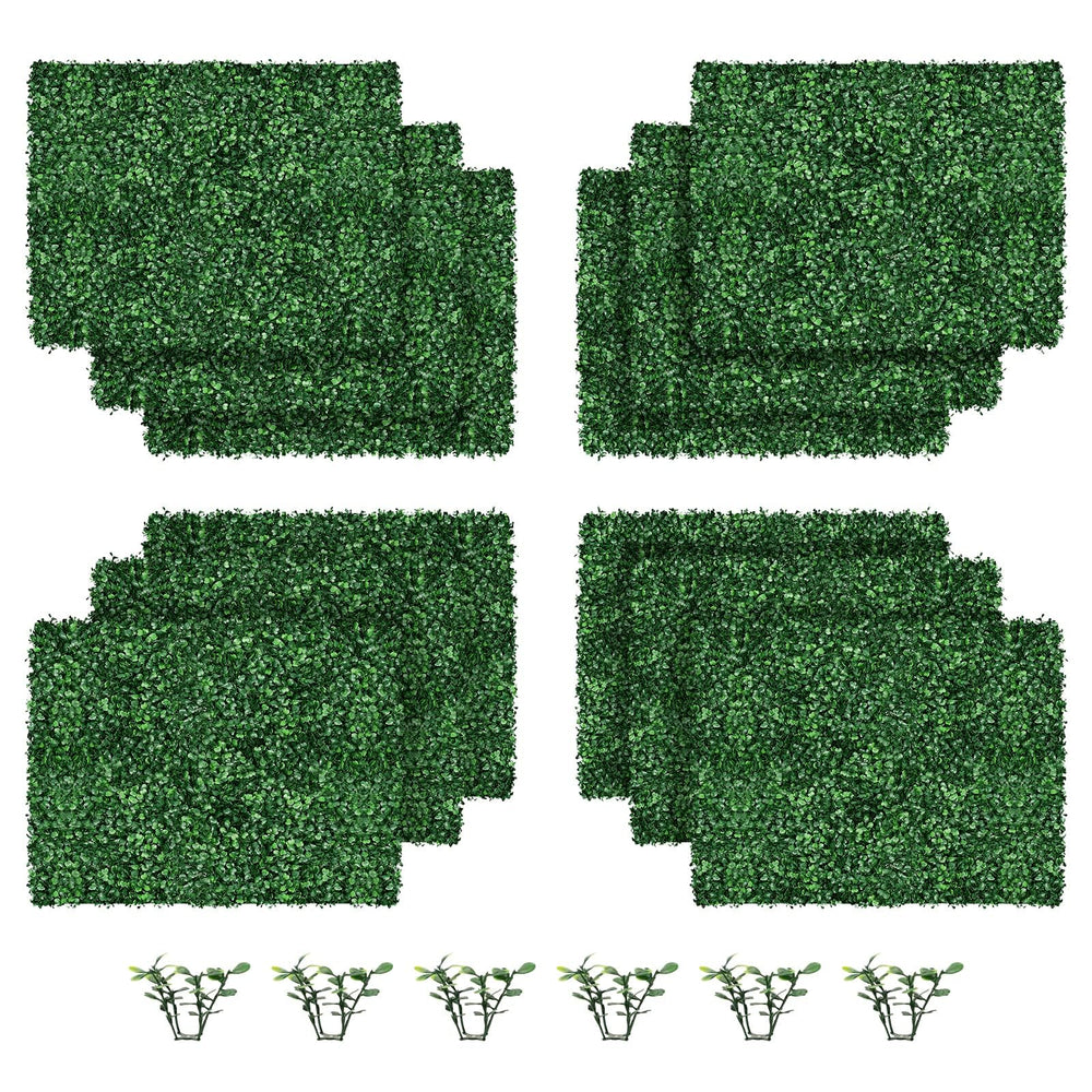 NANANARDOSO front view of ten boxwood panels showing full kit and coverage