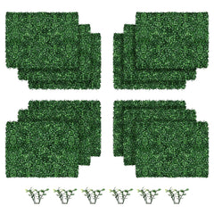 NANANARDOSO front view of ten boxwood panels showing full kit and coverage