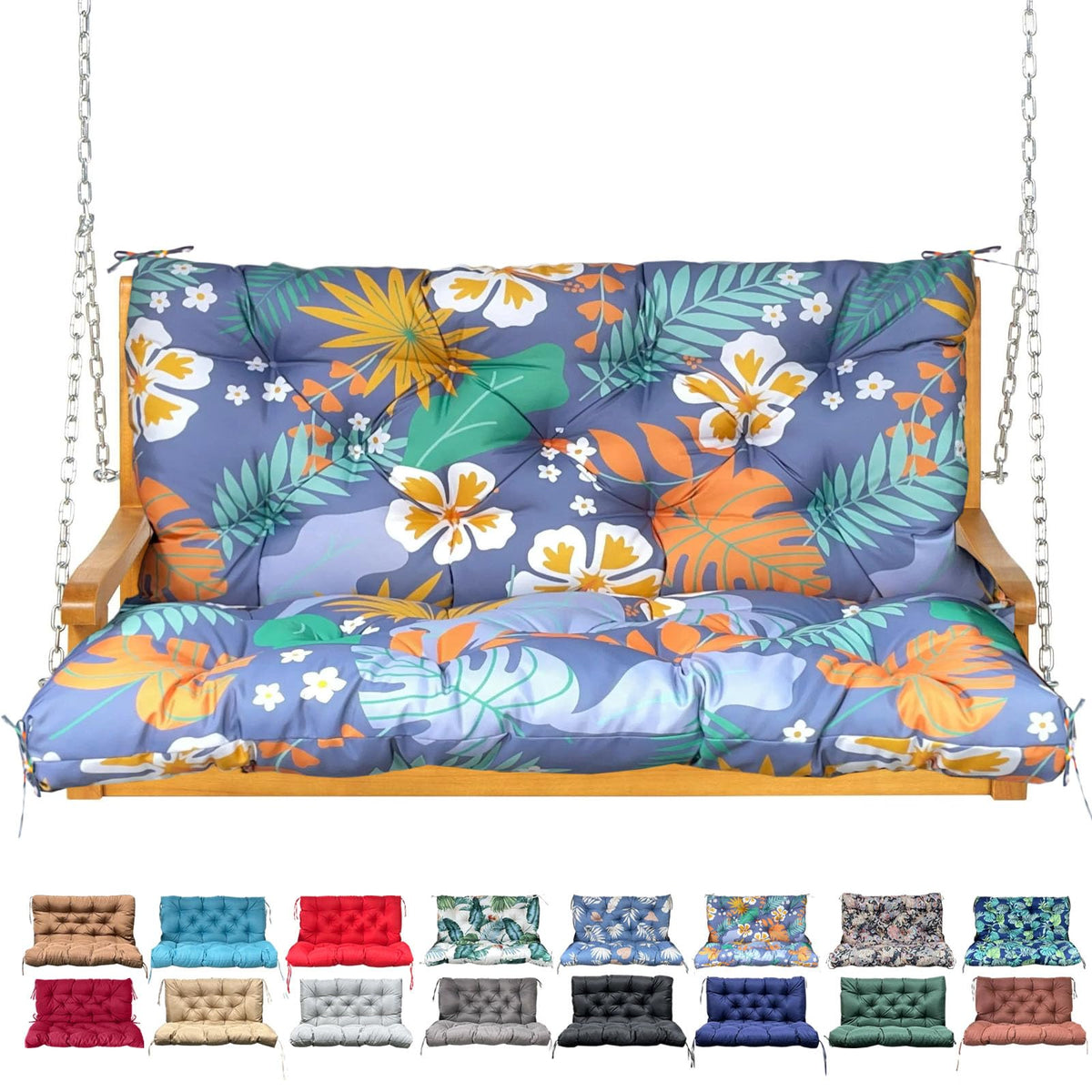 NANGELRN front view of flower cushion showing full pattern and fit benefit