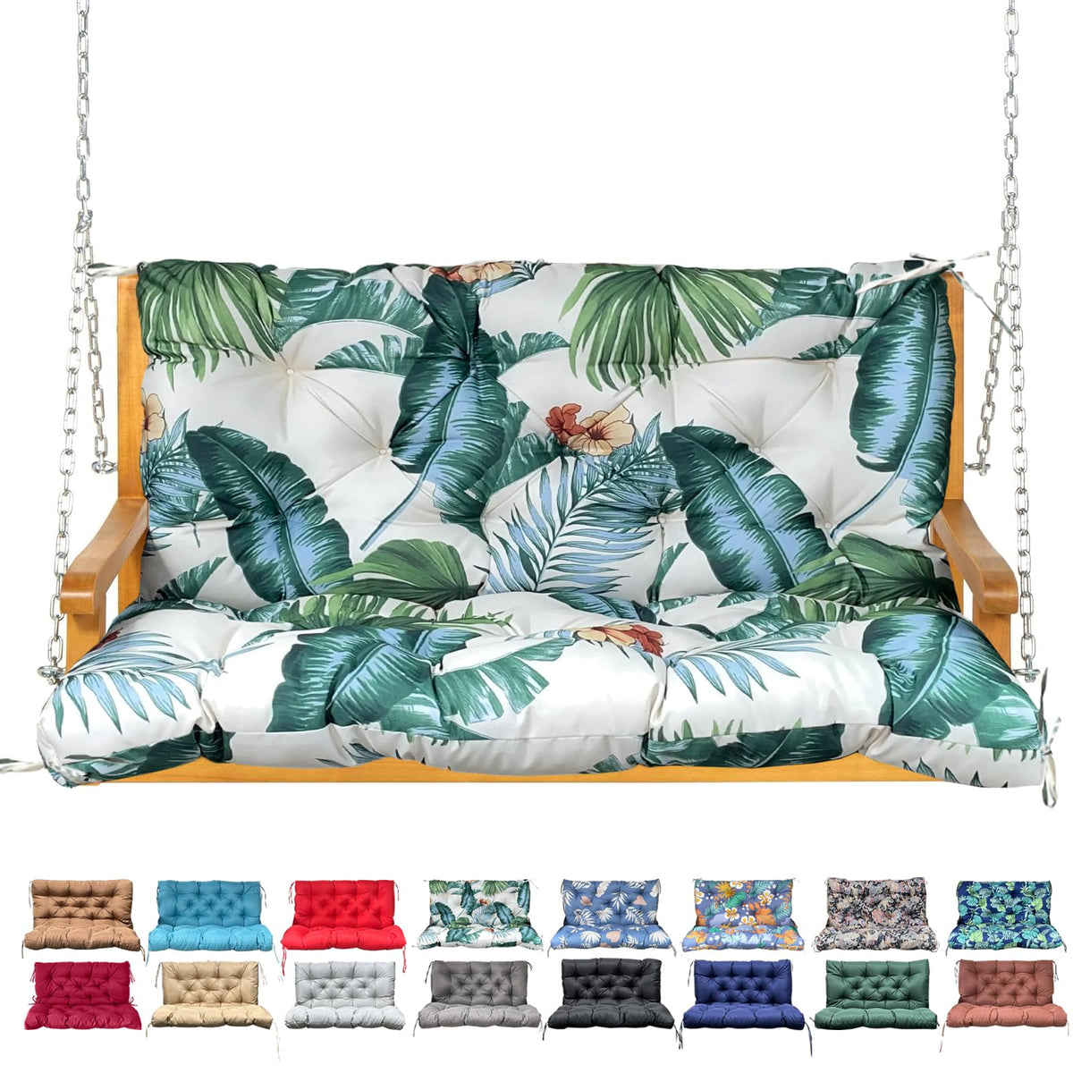 NANGELRN front view showing Hawaiian Flower pattern and waterproof benefit