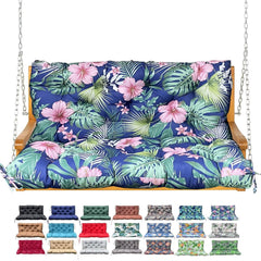 NANGELRN front view of tropical floral cushion showing vibrant design and comfort