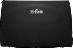 Napoleon front view of fitted 700 Series 38-inch cover protecting grill outdoors