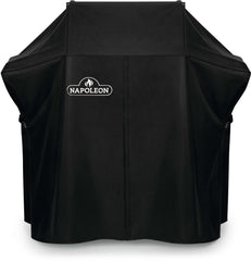 Napoleon cover front view showing snug fit and weather protection benefit
