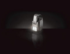 Napoleon light in use over night grill showing improved visibility benefit