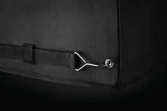 Napoleon detail of air vent and hook-and-loop closure reducing moisture buildup