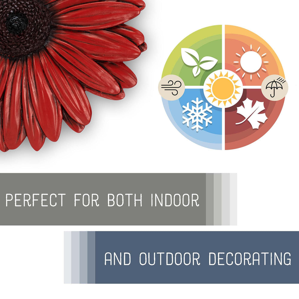 NAT AND JULES placed in garden bed showing colorful accent and curb appeal