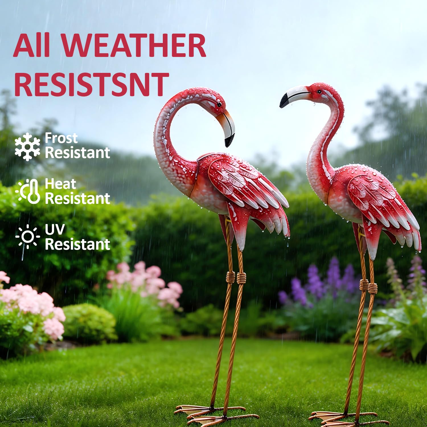 Natelf double webbed feet with stakes for improved stability and wind resistance