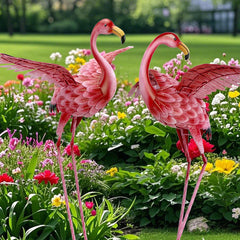 Natelf flamingo side profile demonstrating size and sculptural lines