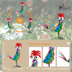 Natelf closeup of hand-painted finish showing vibrant colors and fade-resistant coating