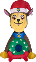 National Tree Company Chase inflatable front view lit by LED for nighttime visibility