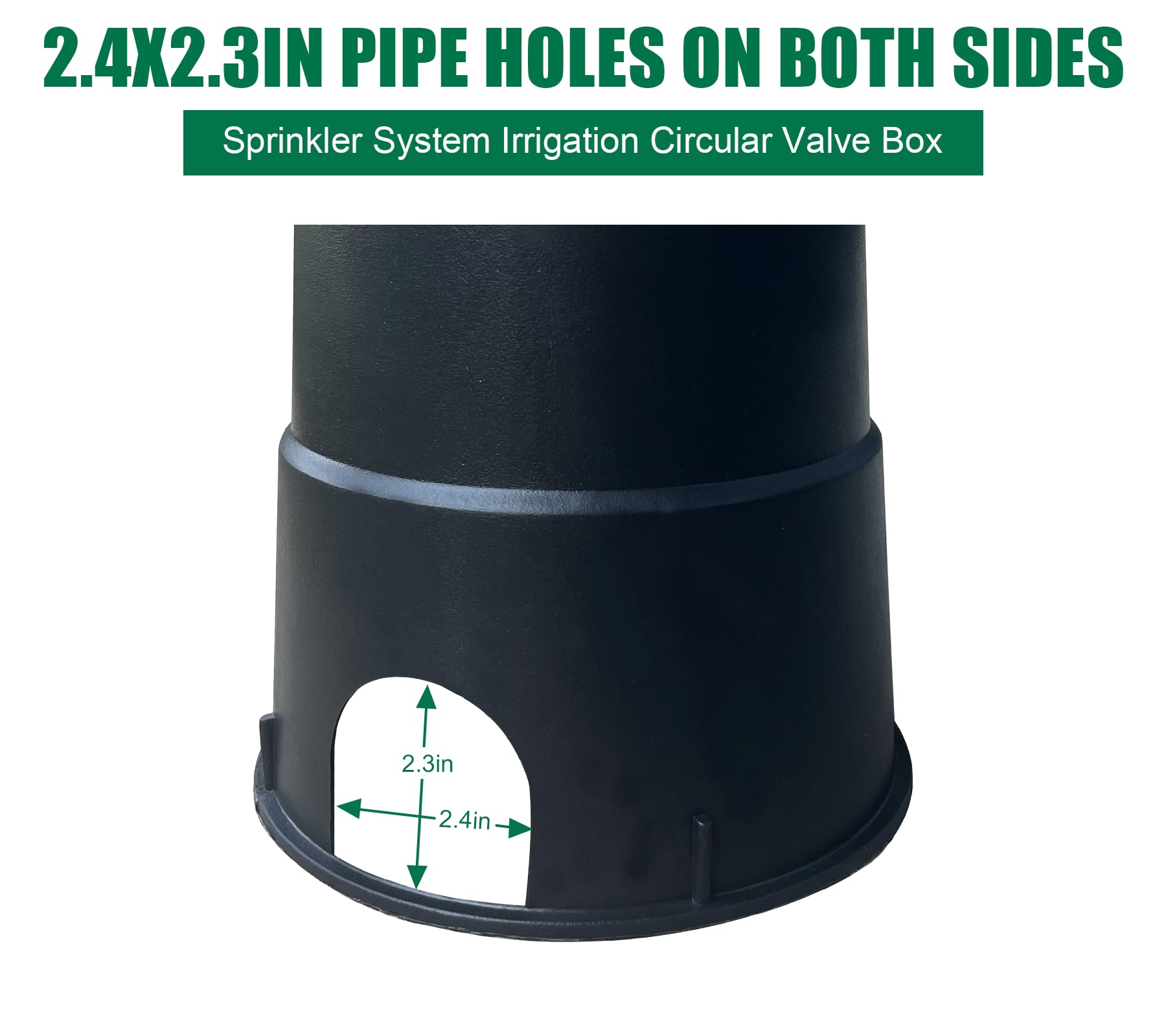 Natotela inside view with sprinkler valve illustrating easy access benefit