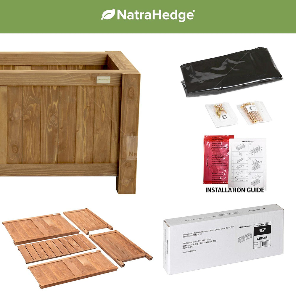 NatraHedge packaged box ready to ship showing secure packaging and easy assembly