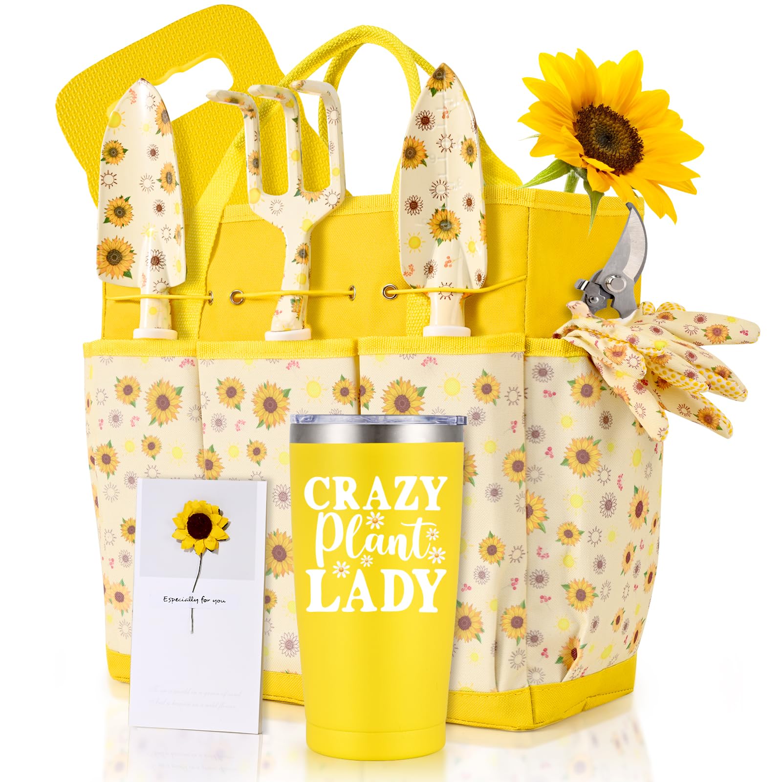 NatuBeau front packaging showing sunflower design and complete gift set benefits