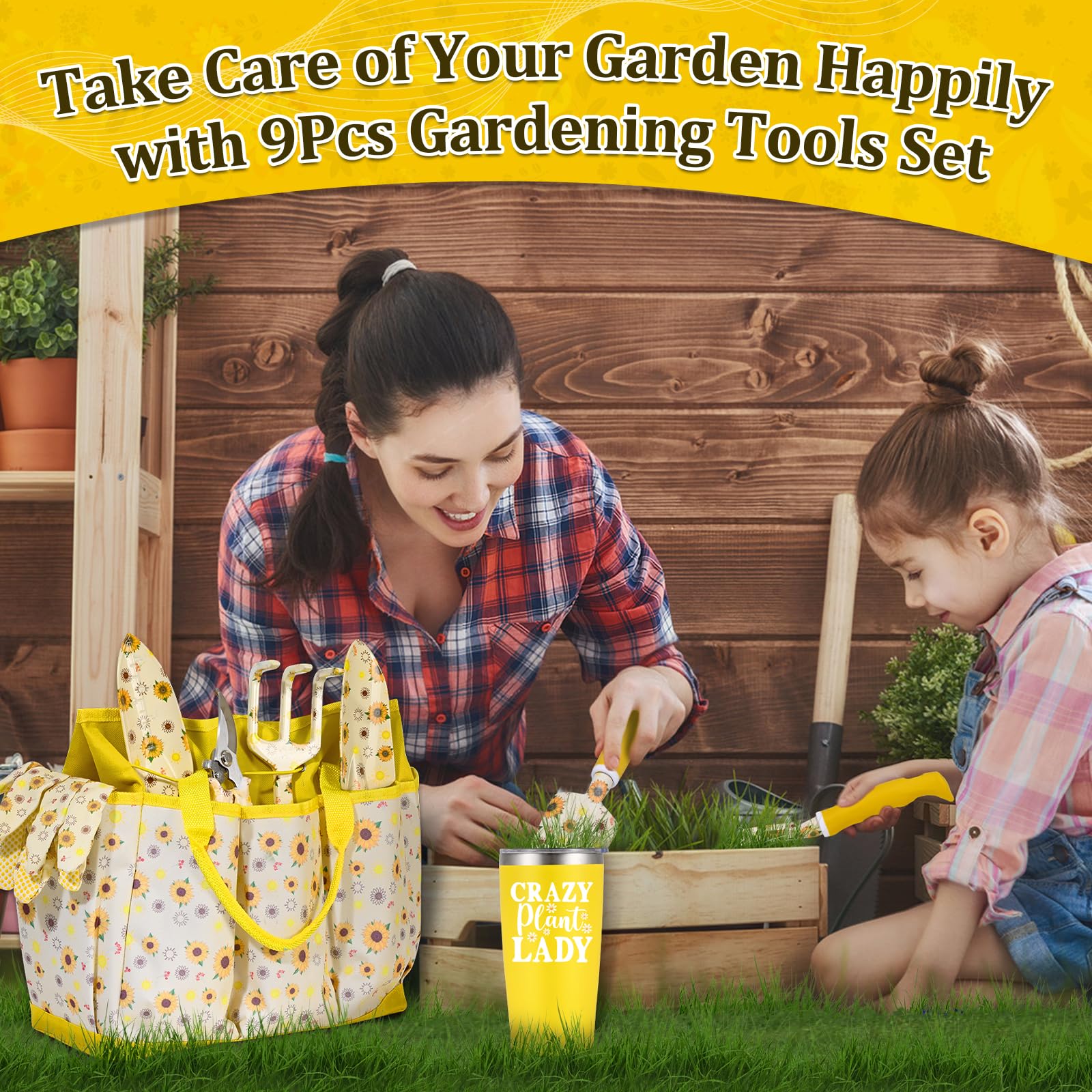 NatuBeau tote open showing pockets for neat tool storage and easy transport