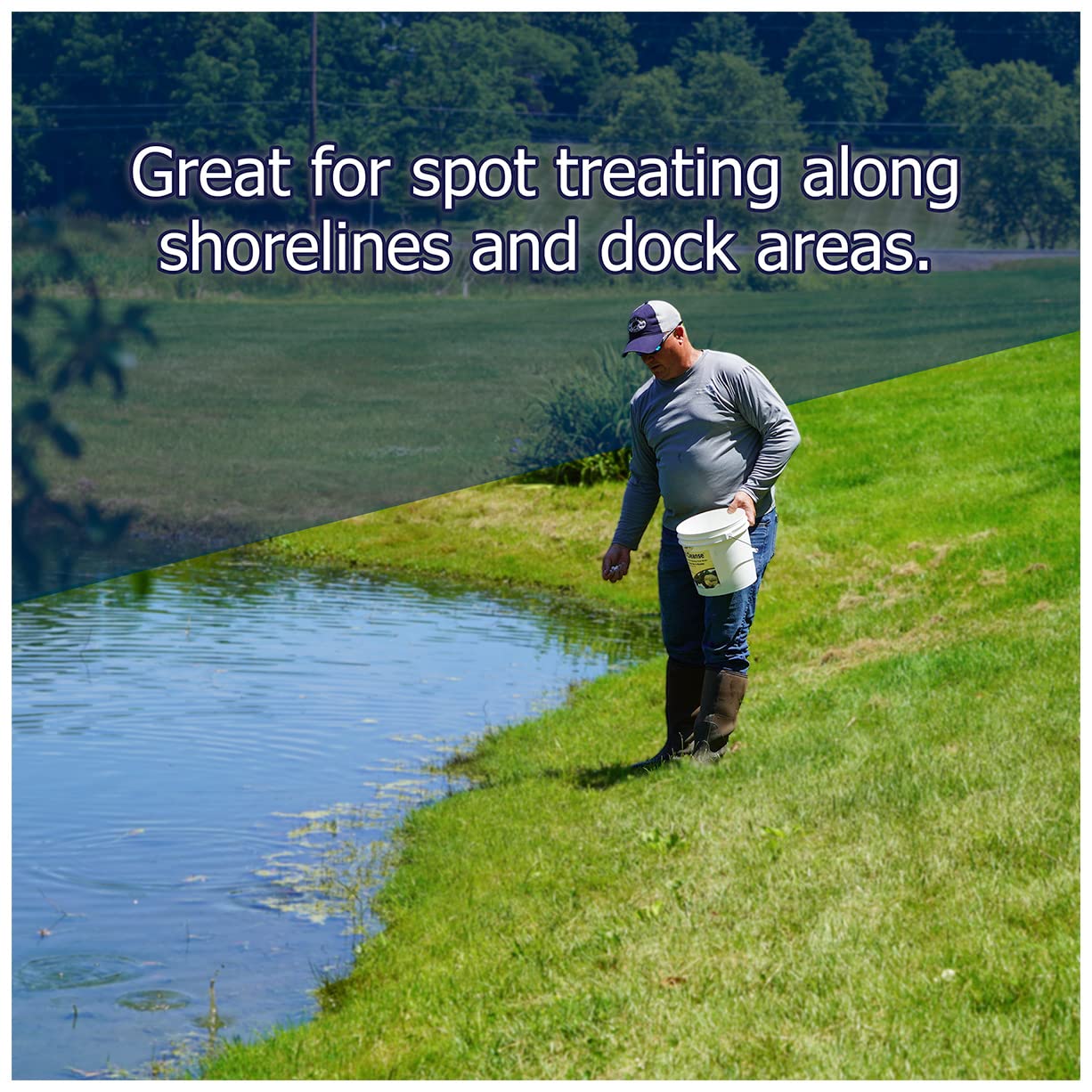 Natural Waterscapes aeration system paired with pellets improving results