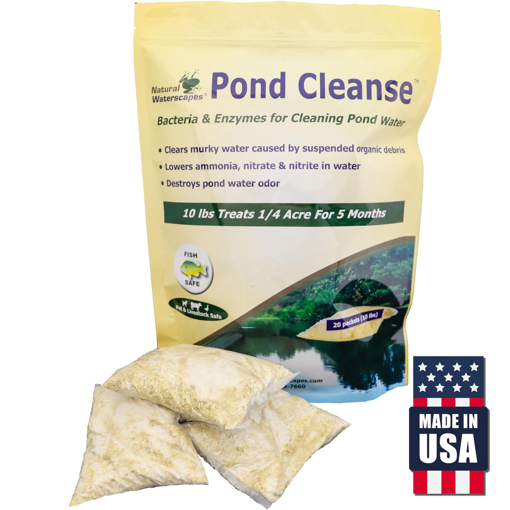 Natural Waterscapes front packaging showing product and acreage benefit