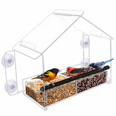 Nature Gear front view of feeder highlighting clear visibility and easy access
