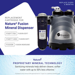 Nature2 cartridge installed in sanitizing vessel showing easy replacement