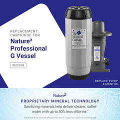 Nature2 G45 installed in Nature2 Professional G vessel showing straightforward replacement