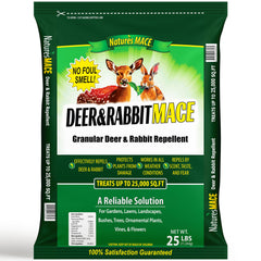 Nature's MACE front packaging 25 lb bag showing product branding and use