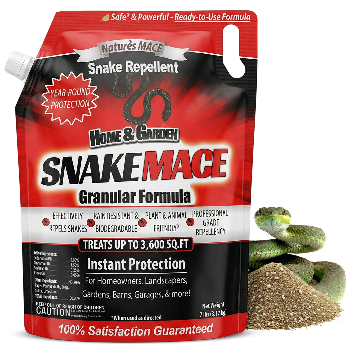 Nature's MACE front packaging showing product and coverage details for easy identification and purchase